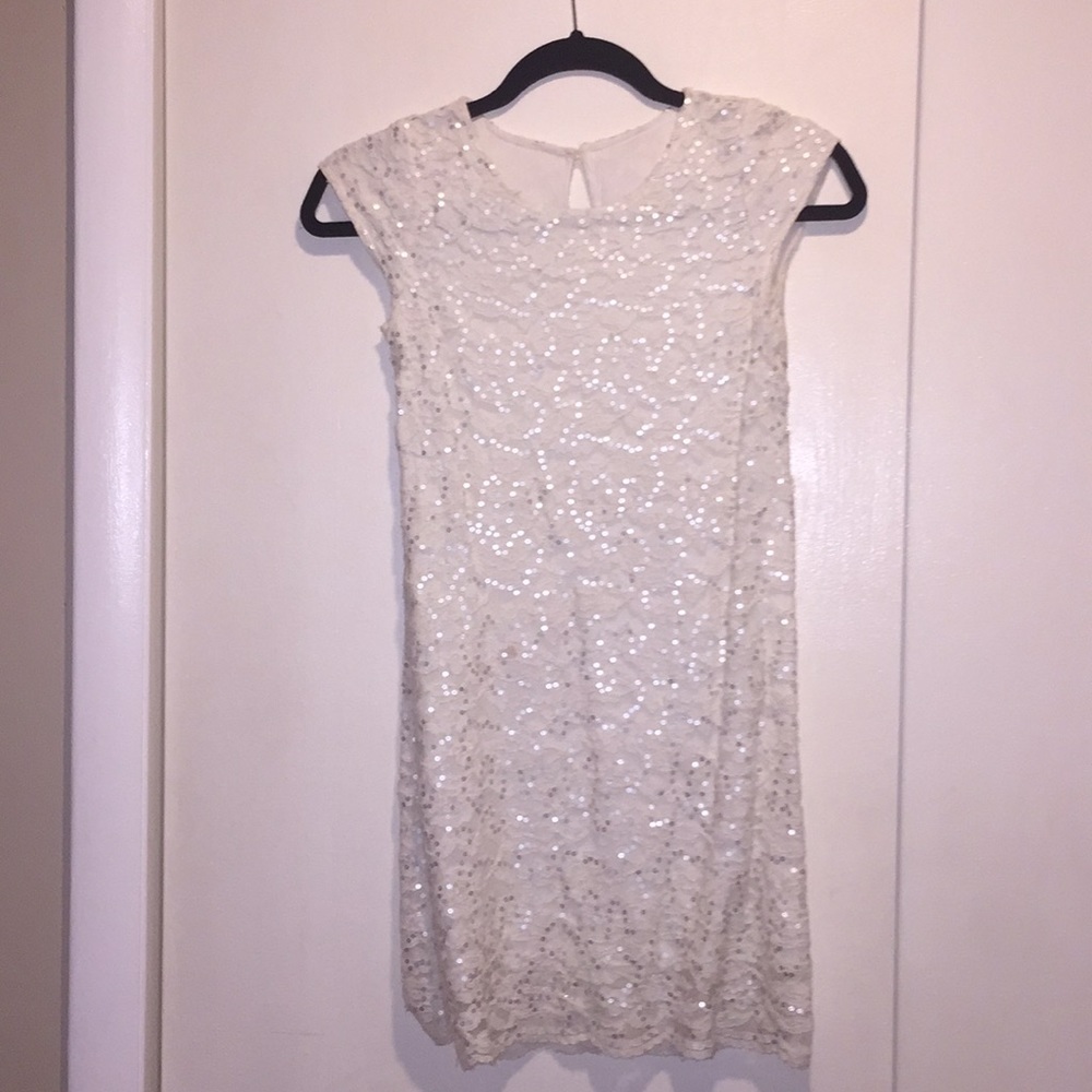 Girls size 12 white dress